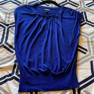 Express peephole too. Royal blue. XS.